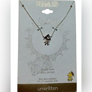 Unwritten Silver Necklace Dainty Charm Design